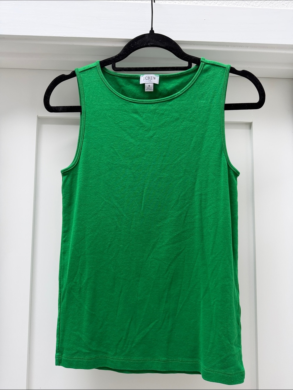J. Crew Bright Green Sleeveless Tank